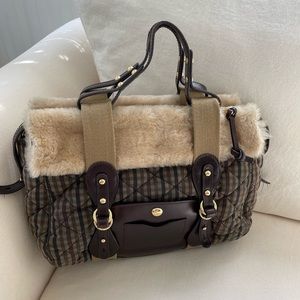 Ugg Australia Shearling Plaid Doctor Bag